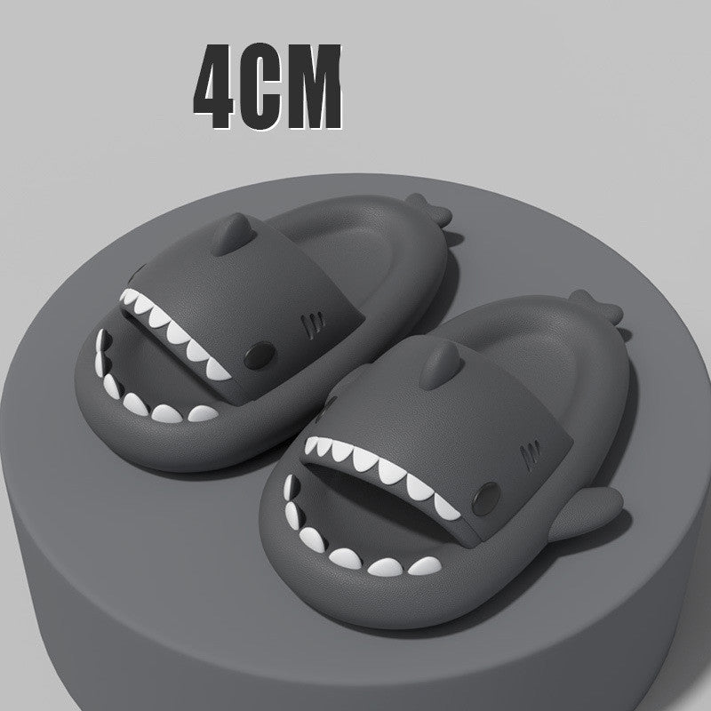 Funny Shark Cartoon Slides for Adults | Indoor & Outdoor Thick Sole Shark Slippers | Non-Slip EVA Cloud Slides for Men & Women