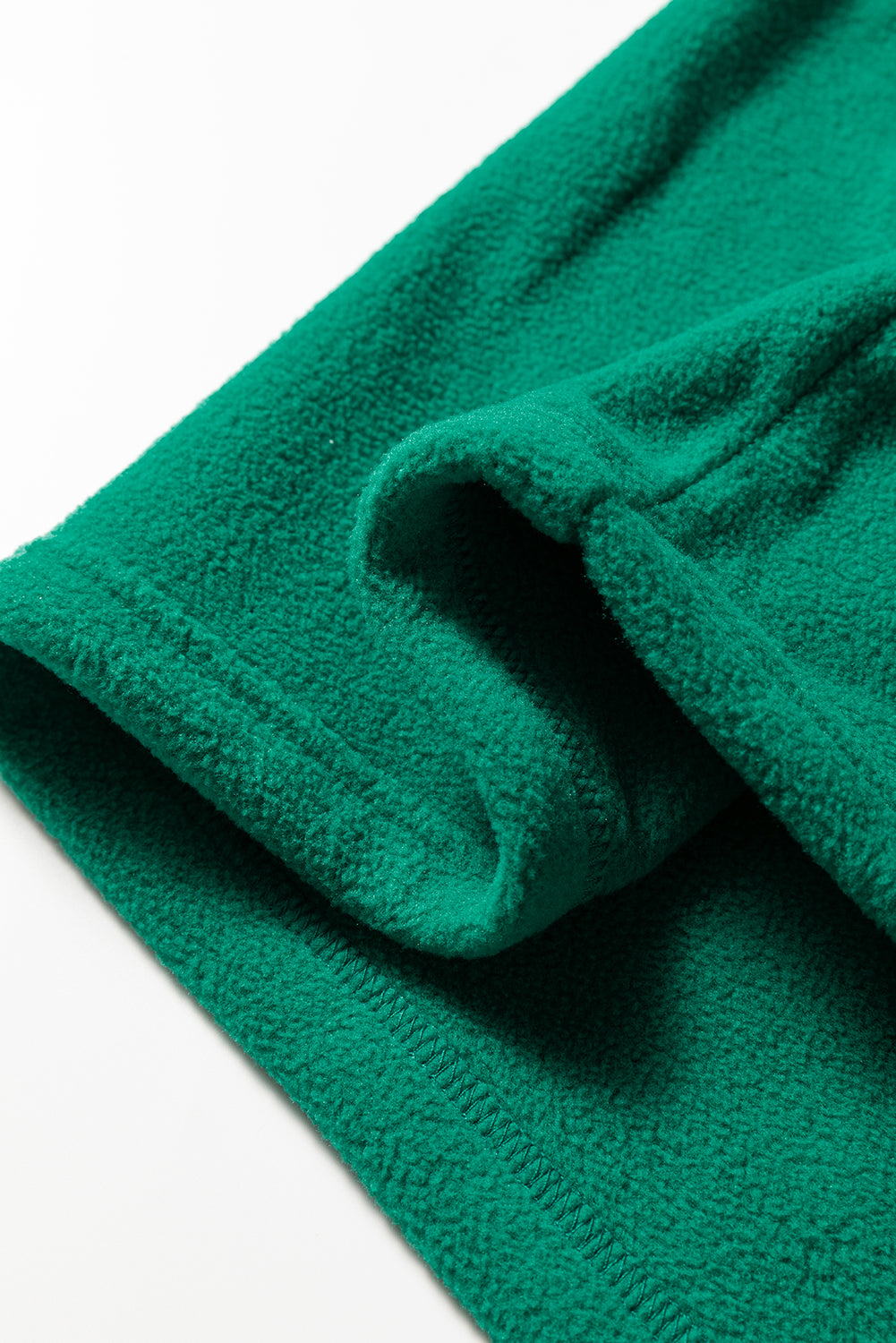 Threaded Pear Ava Contrast Trim Fleece Plus Sweatshirt