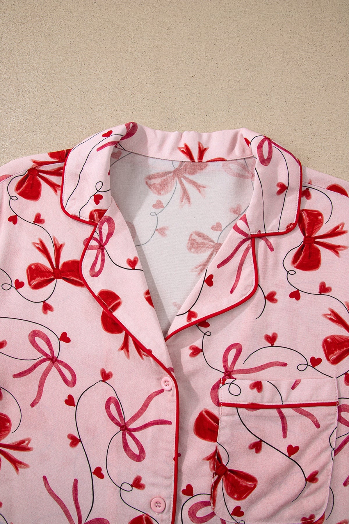Threaded Pear Laurel Pcs Pajama Set Long Sleeve Top