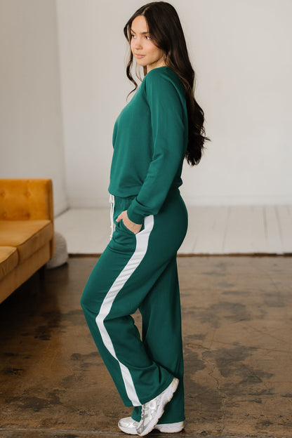 Threaded Pear Aileen Solid Color Pullover Top