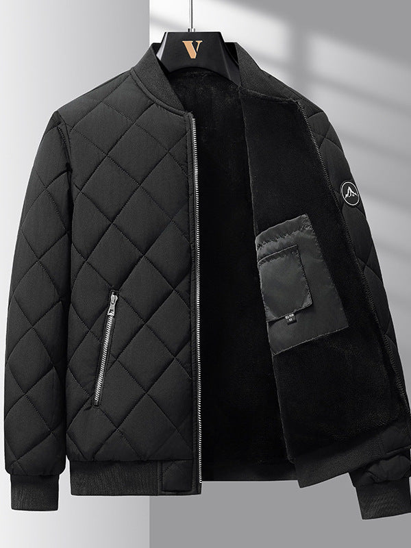 Men's Quilted Baseball Jacket