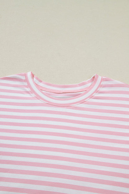 Threaded Pear Amber Stripe Drop Shoulder Set