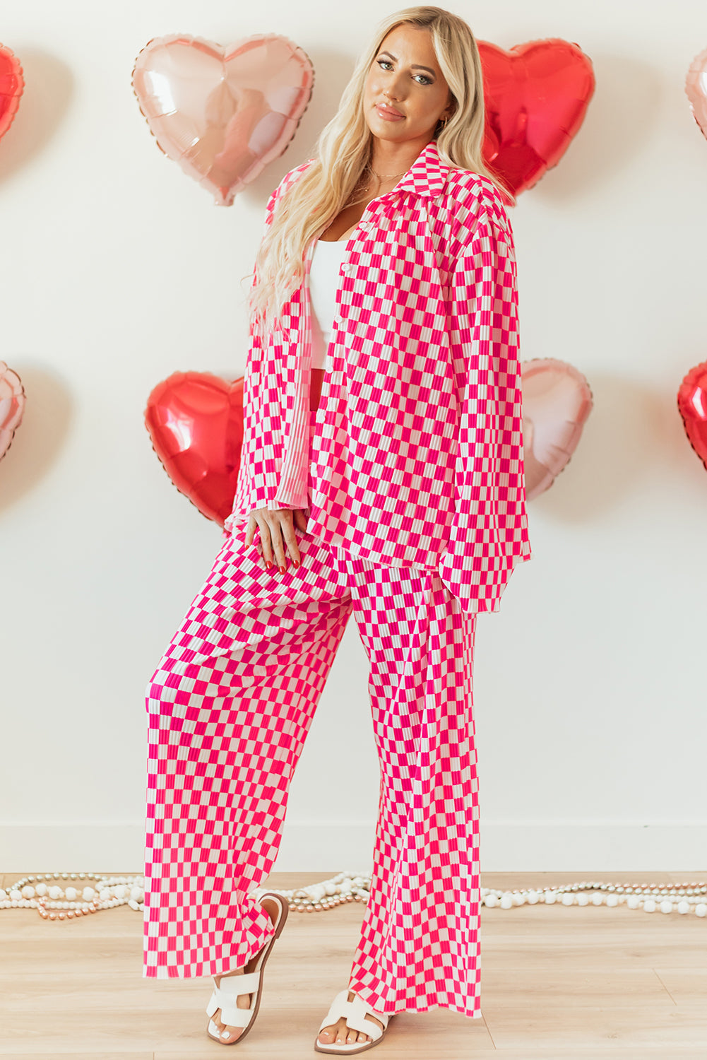 Threaded Pear Alina Checkered Shirt
