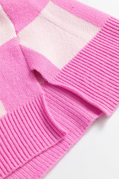 Threaded Pear Harper Collared Drop Shoulder Sweater