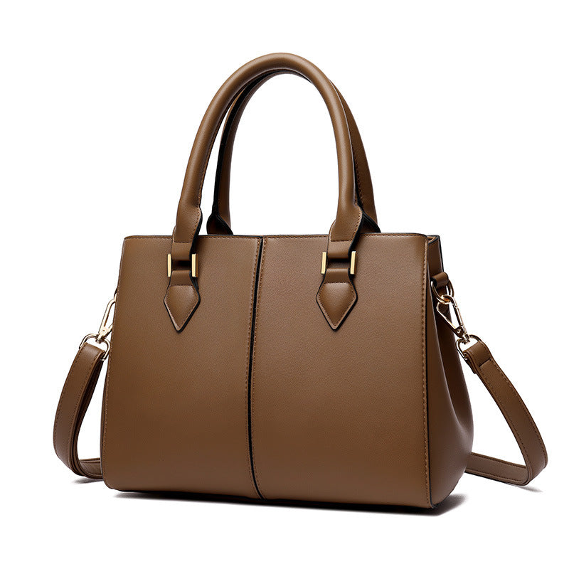 Women’s Soft Leather Large-Capacity Commuter Bag | Elegant Crossbody & Shoulder Bag | Versatile Multi-Pocket Daily Tote | Premium Vegan Leather Office Bag for Women | 2026 Trendy Work & Travel Bag