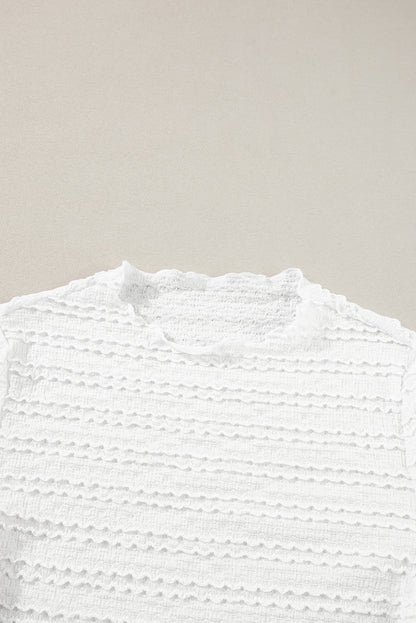 Threaded Pear Mia Jacquard Slim Fit Top