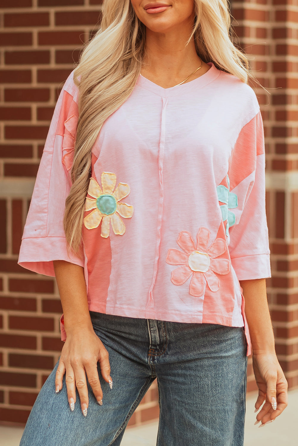 Threaded Pear Wrenleigh Sleeve Oversized T Shirt