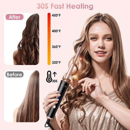 5 in 1 Curling Wand Hair Curling Iron Brush Hair