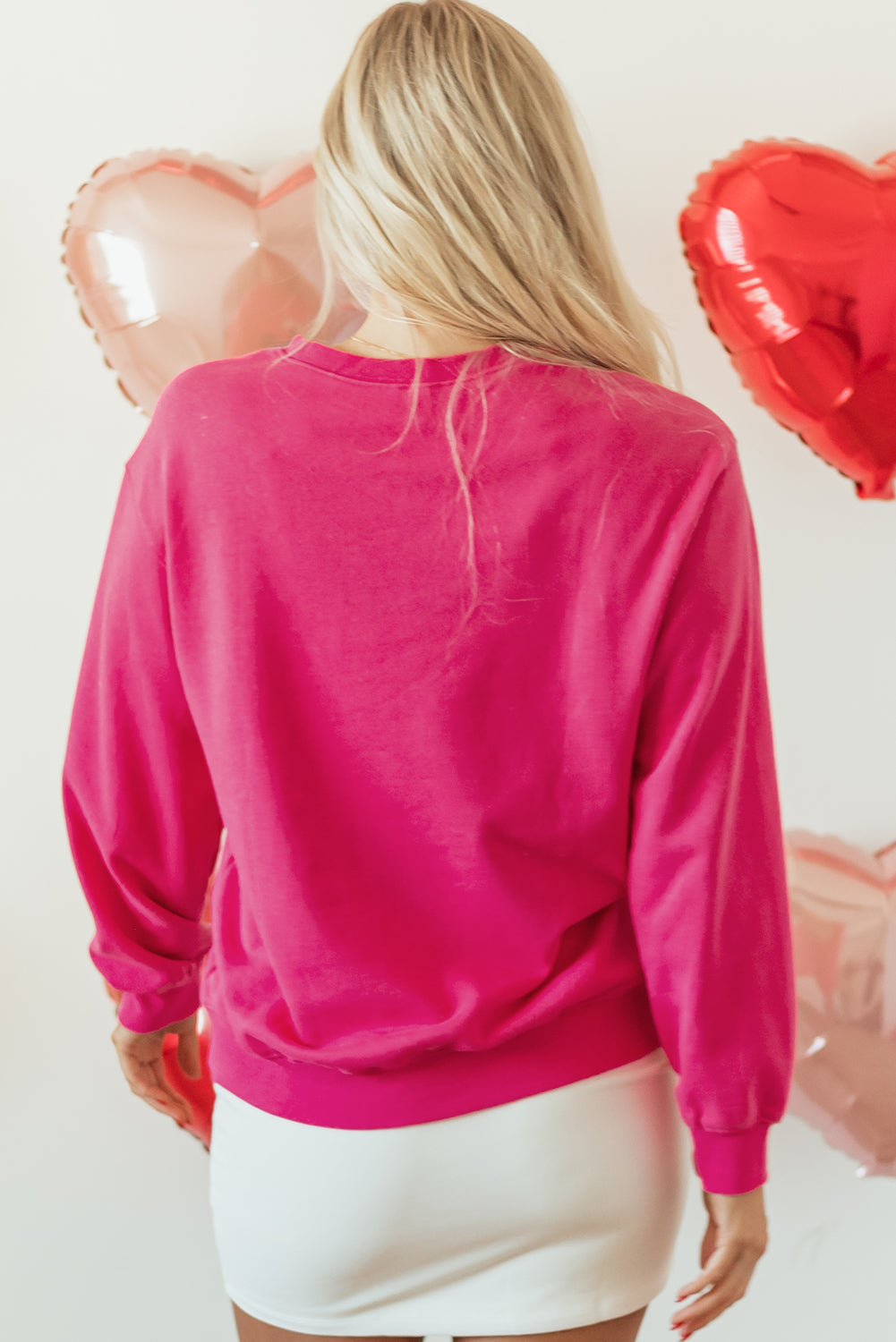 Threaded Pear Whitley Heart Patch Graphic Sweatshirt