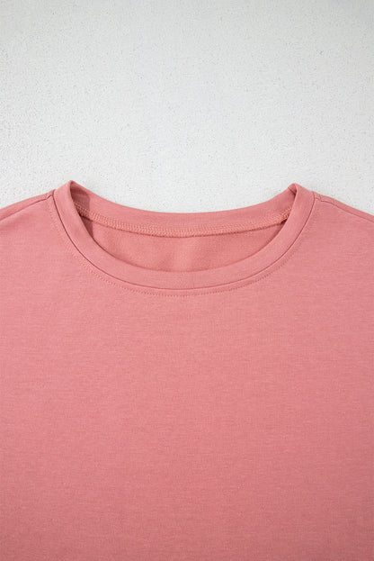 Evelynn Blossom 2pcs Cropped Tee Set