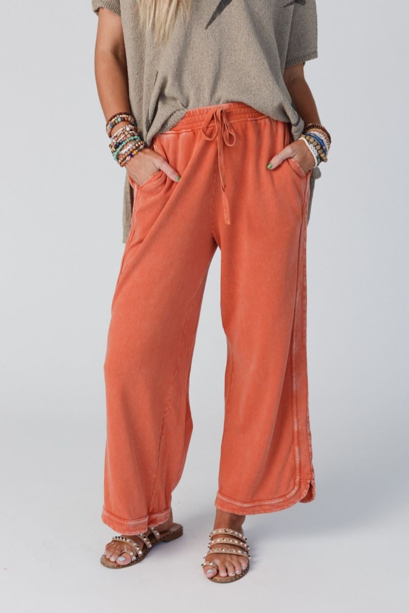 ✨So Comfy Wide Leg Pant Cropped Length