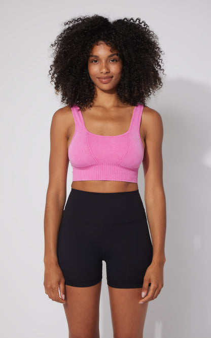 90 Degree by Reflex 2 PK Stonewash Seamless Bra Tank