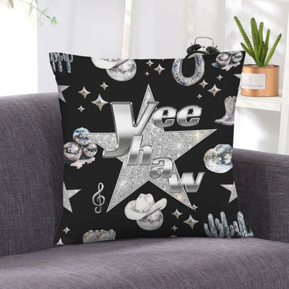 Baha Ranch YEEHAW Velvety Soft Pillow Cover Made in America