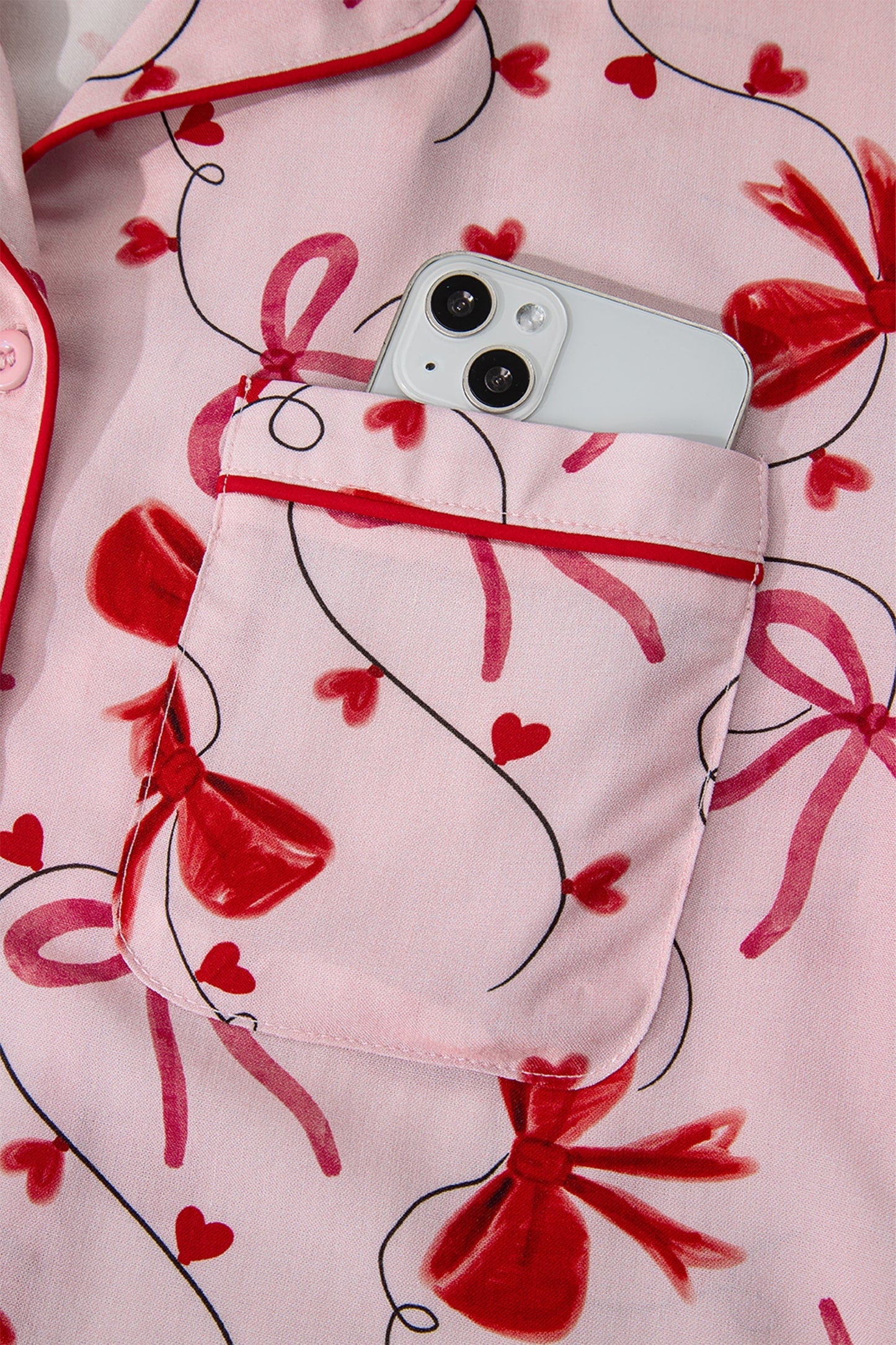Threaded Pear Laurel Pcs Pajama Set Long Sleeve Top