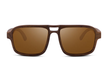 Flyer | Amber | Wooden Sunglasses