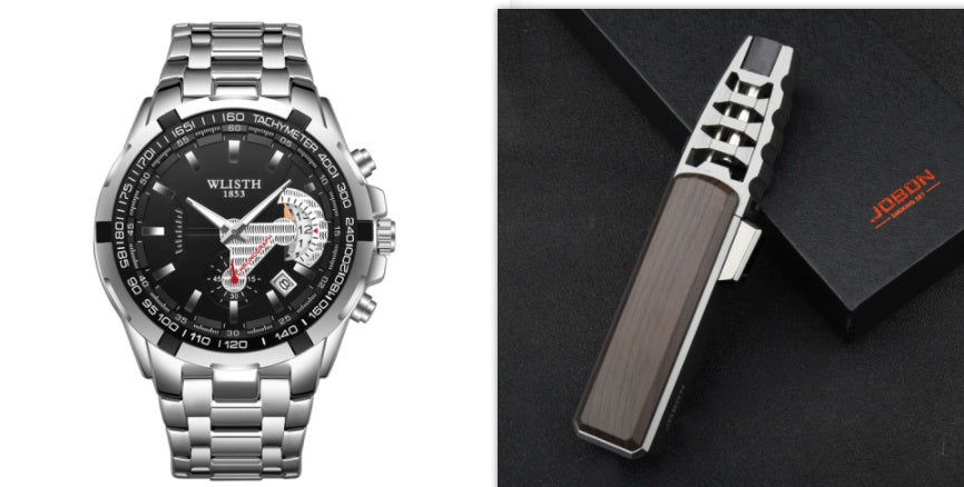 Men’s Waterproof Quartz Sports Watch | High-Sense Executive Chronograph Wristwatch | Trendy Minimalist Rugged Sports Watch | Luxury-Label Precision Quartz Timepiece | 2026 High-Fashion Statuesque Men’s Accessory