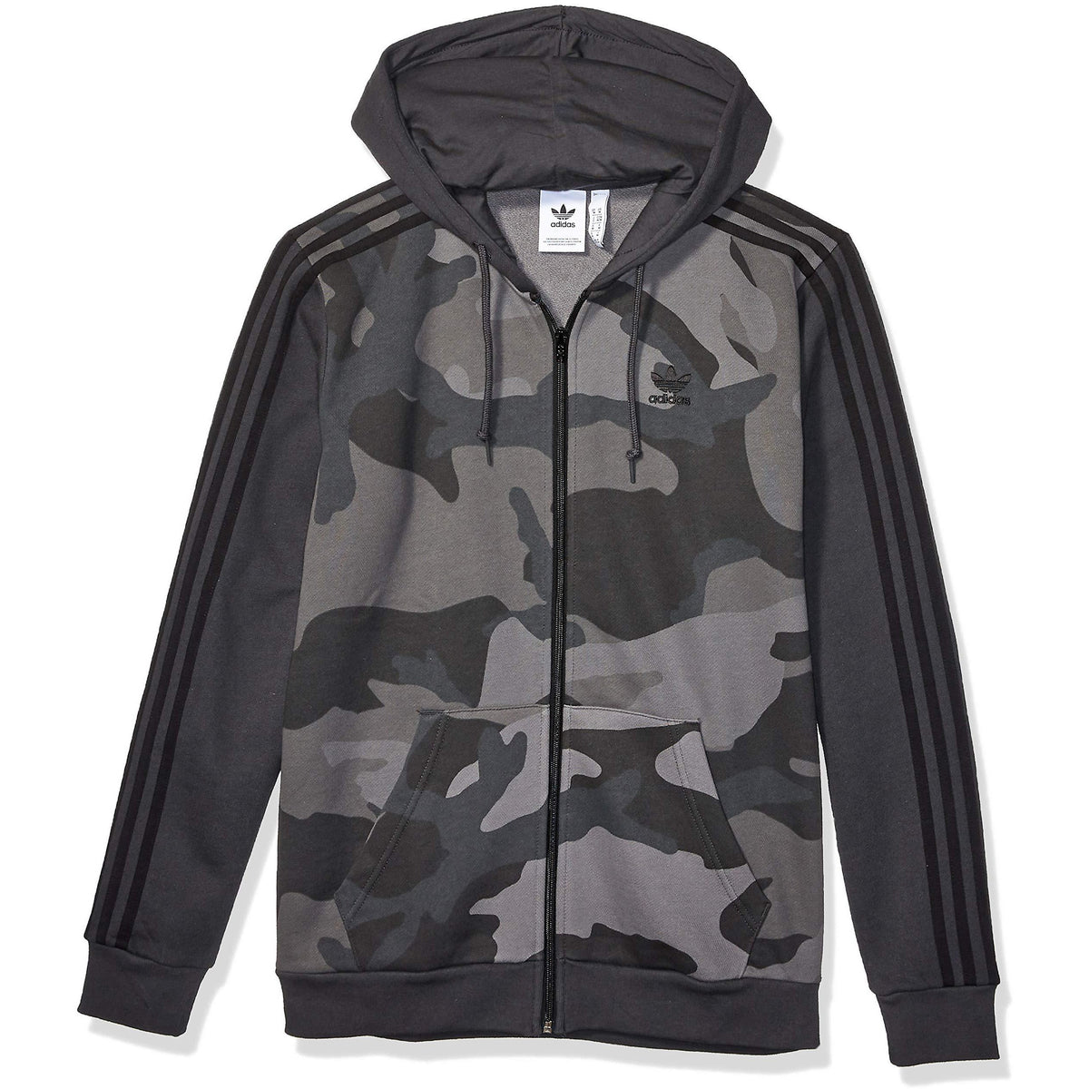 adidas Men's Camouflage Fullzip Hoodie Sweaters