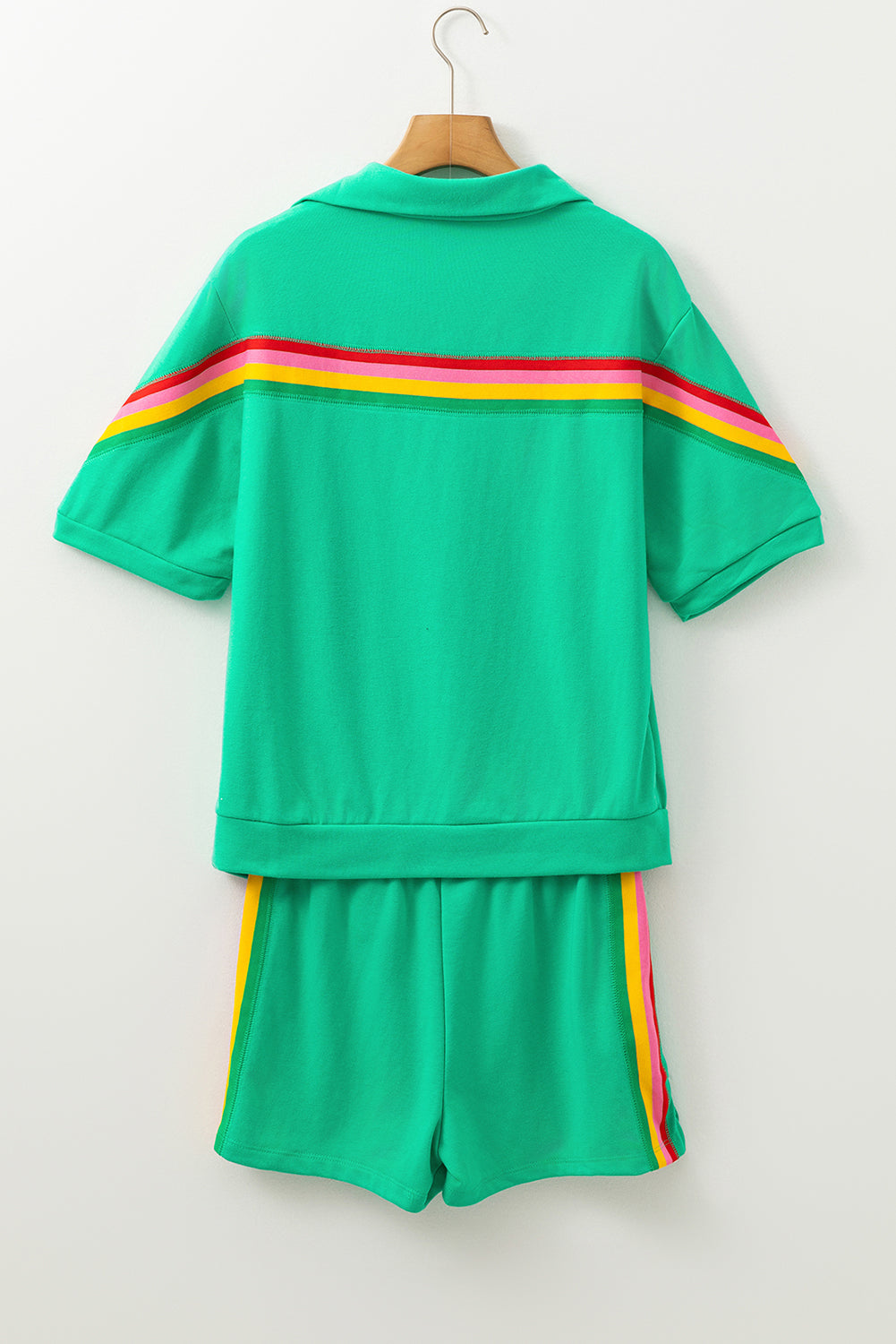Threaded Pear Anaya Collared Short Sleeve Top