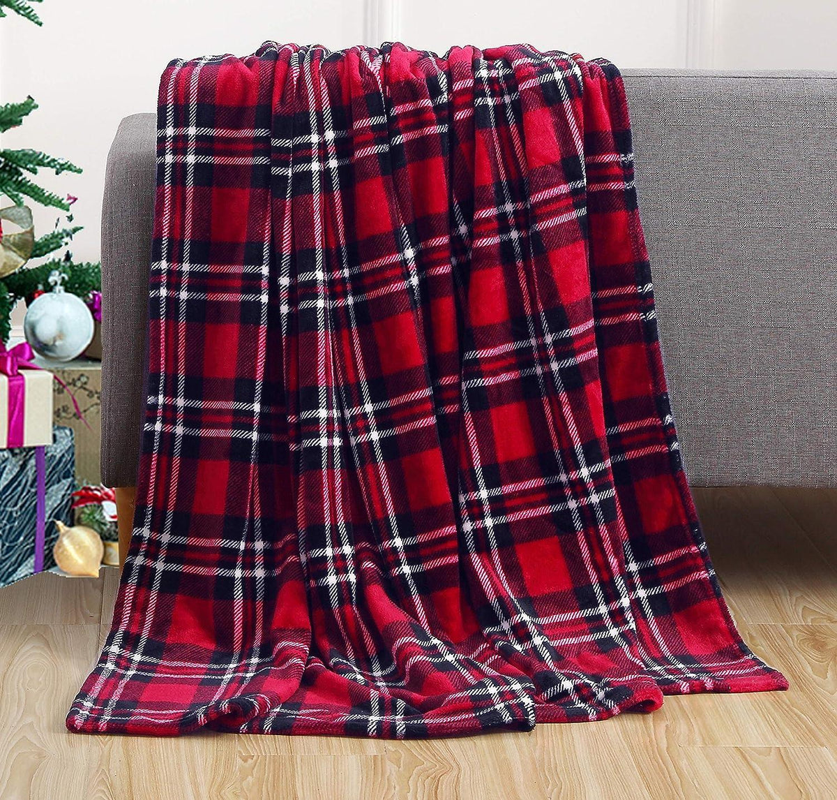 Elegant Comfort Plush All Season Lightweight Throw Blanket - 50 x 60 inches
