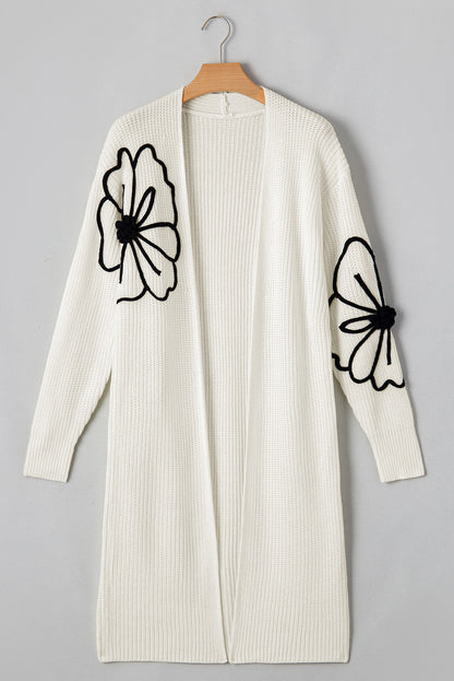 Threaded Pear Trinity Open Front Duster Cardigan