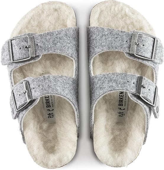 Birkenstock Arizona Kids Wool Light Gray