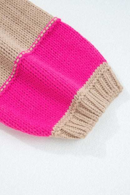 Threaded Pear Florence Block Drop Shoulder PLUS Sweater