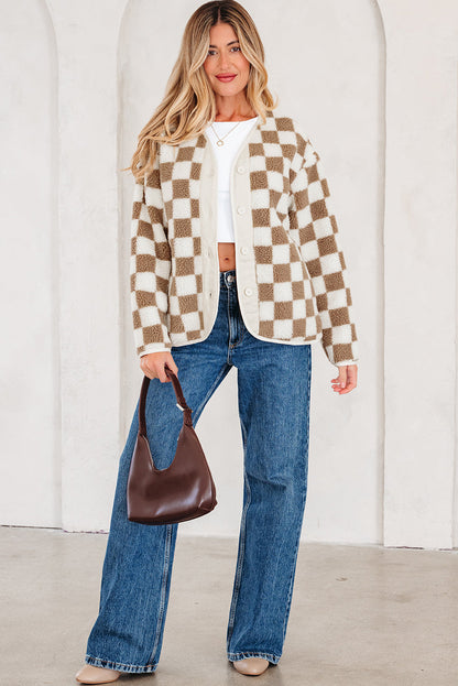 Threaded Pear Emery Sherpa Front Chunky Jacket