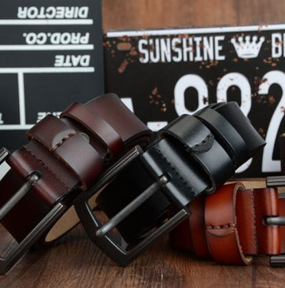 Men’s Dynamic Buckle Leather Belt | High-Sense Automatic Business Casual Waistband | Trendy Minimalist Precision-Lock Belt | Luxury-Label Statuesque Men’s Accessory | 2026 High-Fashion Radiant Urban Essential