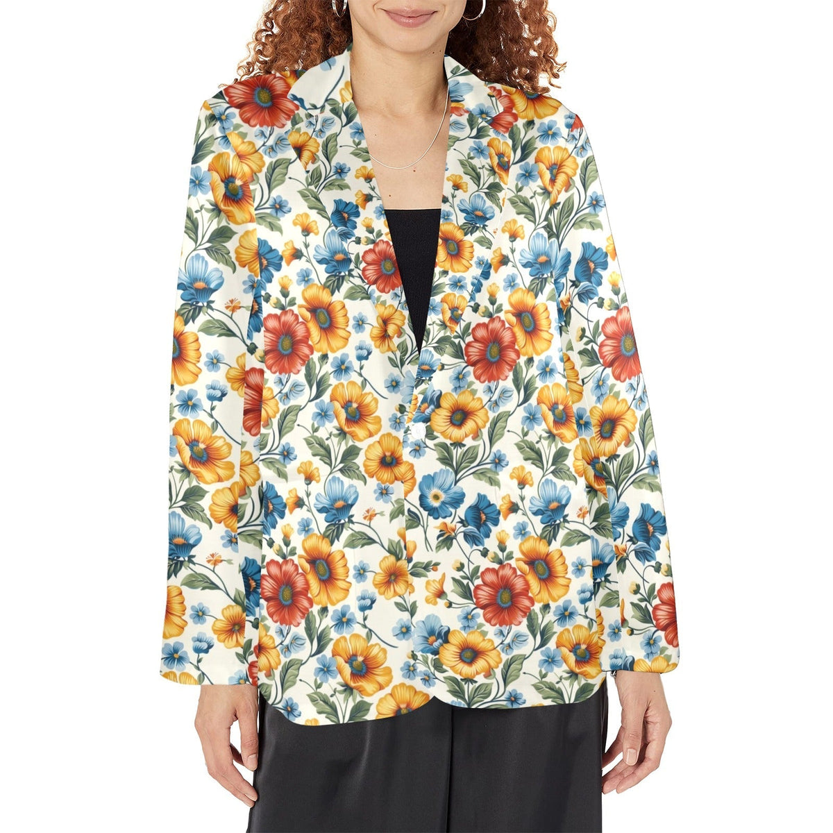 Colores de Mexico Spring Mexico Florals Blazer