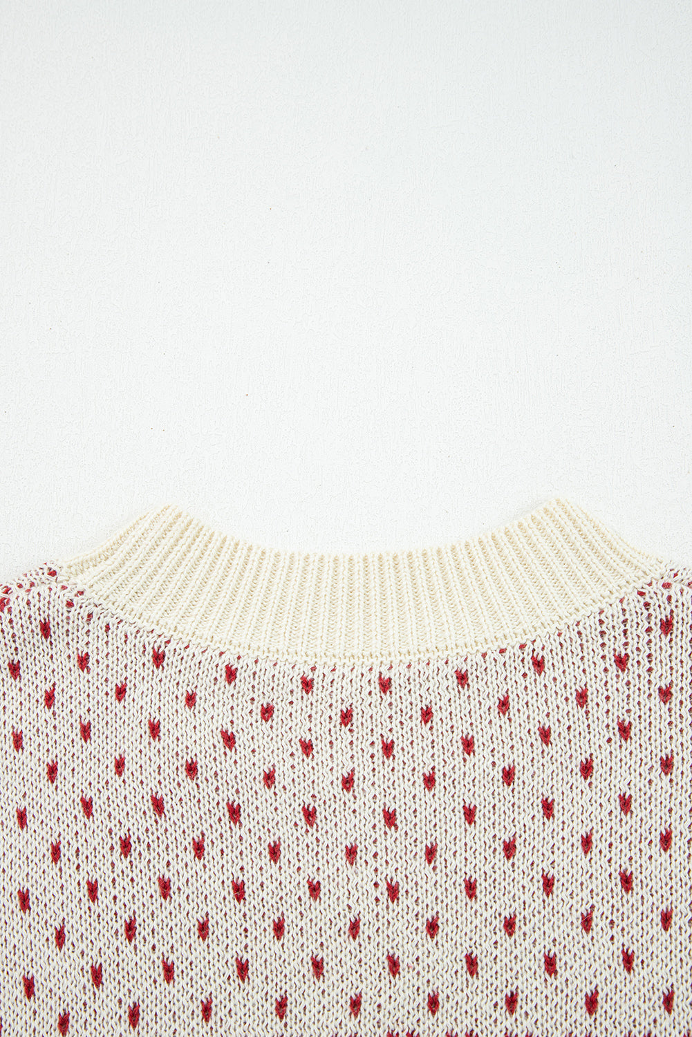 Threaded Pear Kinley Pattern Lantern Sleeve Sweater