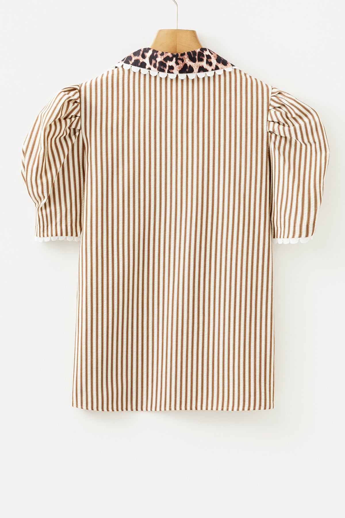 Threaded Pear Laila Sleeve Patchwork Collar Blouse