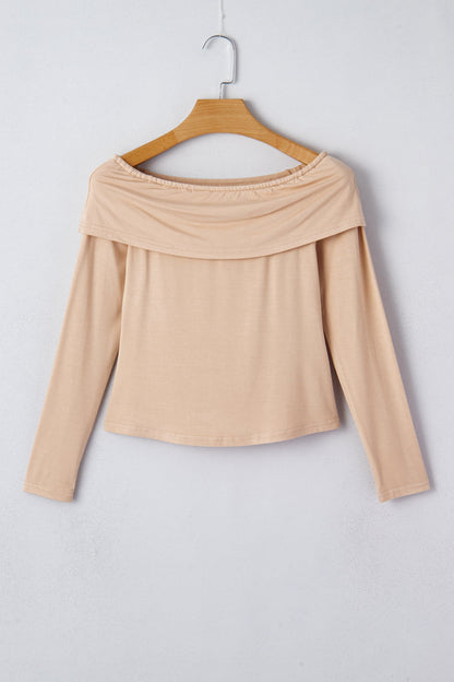 Threaded Pear Ramona Sleeve Slim top Long Sleeve Top