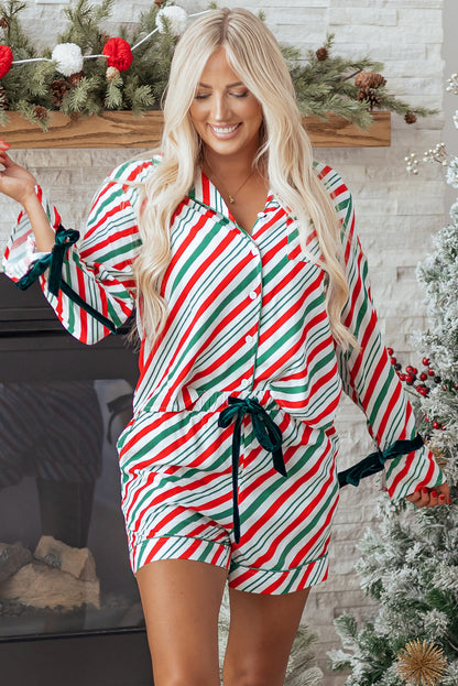 Threaded Pear Tavy Christmas 2pcs Pajama Set