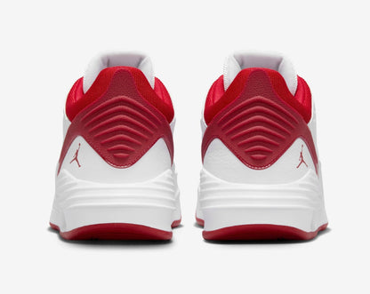 Air Jordan Men's Max Aura 5 White Gym Red' Sneakers