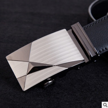 Men’s Factory Direct Automatic Leather Belt | Premium Wholesale Business Ratchet Belt | Luxury Genuine Leather Men's Belt | Sleek Professional No-Hole Automatic Waistband