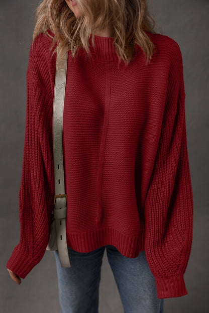 Threaded Pear Natalia Drop Shoulder Loose Sweater