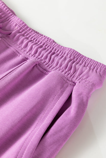 Threaded Pear Antonella Solid Color Jogger Pants