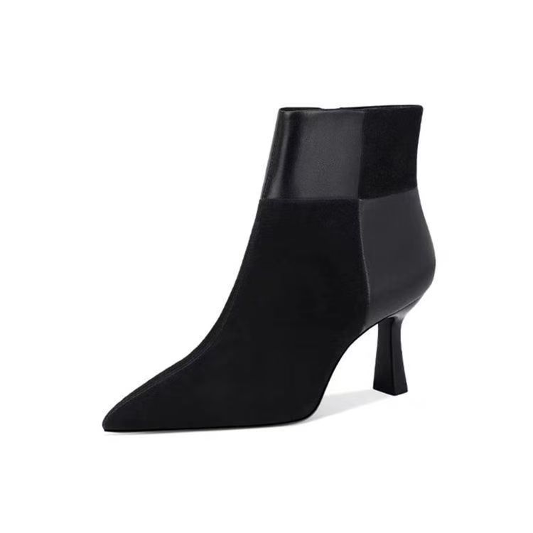 Slimming Brown Stiletto Ankle Boots | High-Sense Pointed-Toe Heeled Booties | Trendy Minimalist Sleek Fall/Winter Footwear | Luxury-Label Statuesque Radiant Boots | 2026 High-Fashion Emerald-Luxe Essential