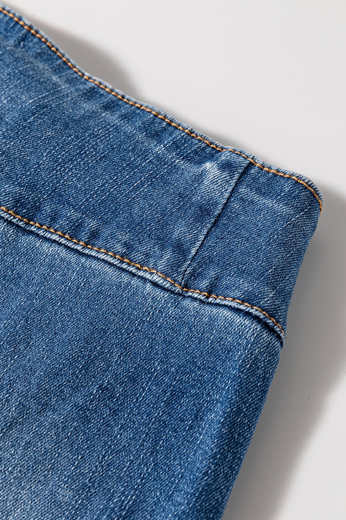 Threaded Pear Jaylani Raw Hem Flare Jeans