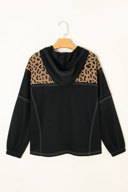 Threaded Pear Monanaya Cuff Quarter Zip Hoodie