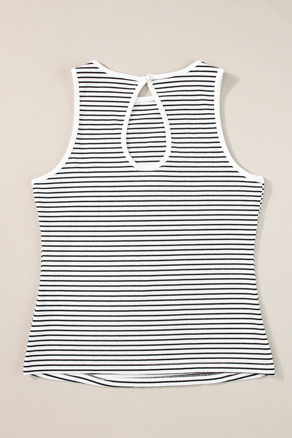 Threaded Pear Bethany Striped Knit Sleeveless Tank