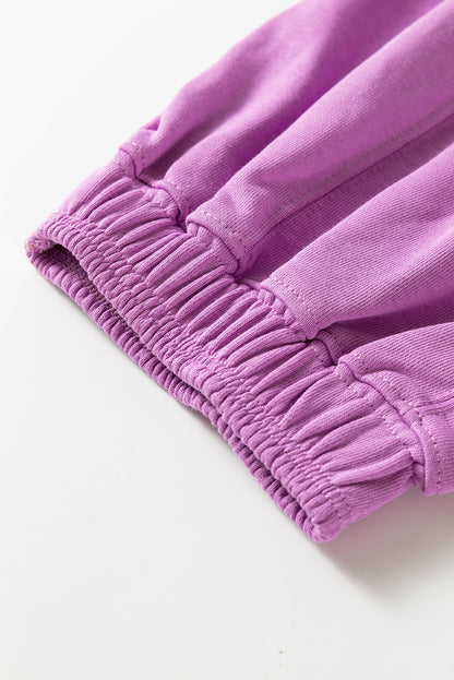 Threaded Pear Antonella Solid Color Jogger Pants