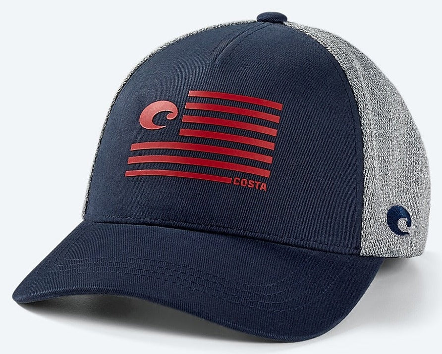 Costa Men's Twill Trucker Pride Logo Hats