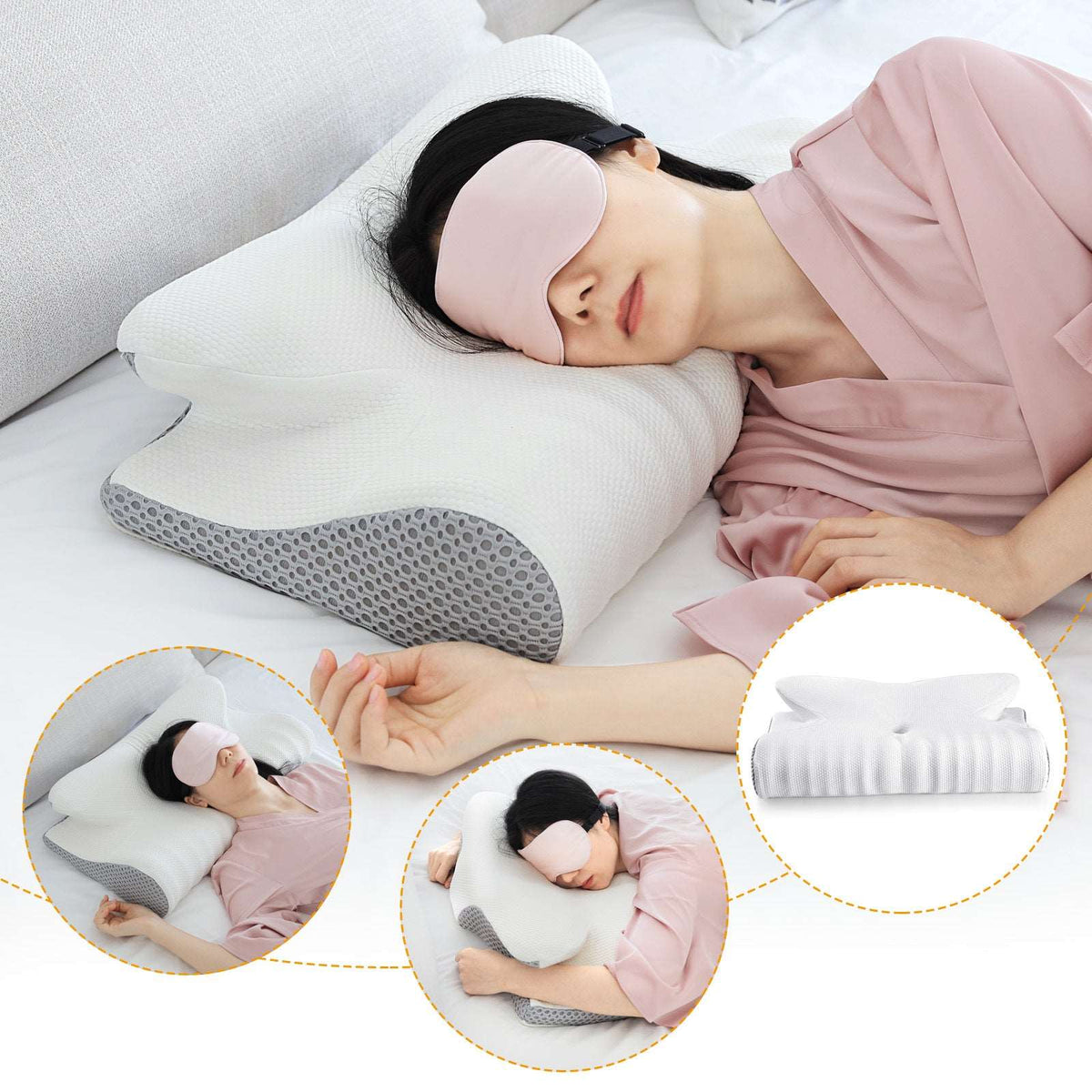 Contour Memory Foam Cervical Pillow | Ergonomic Orthopedic Design
