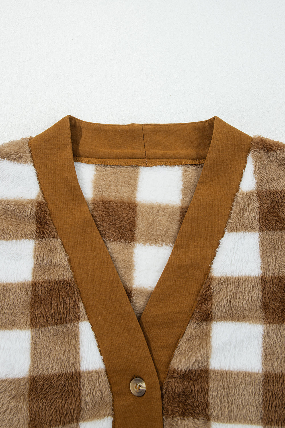 Threaded Pear Amora Sherpa Loose Knit Cardigan