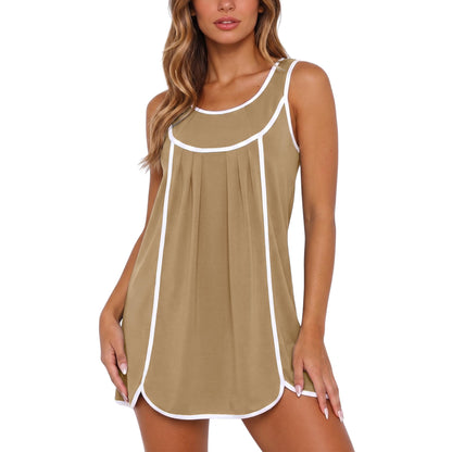 Women's Athletic Sleeveless Tennis Dress