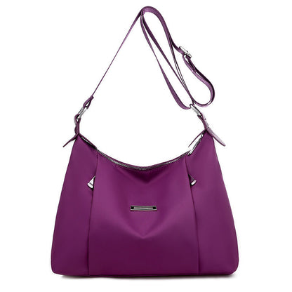 Fashion Oxford Cloth Shoulder Bag | Simple Lightweight Women’s Crossbody Bag | Waterproof Nylon Daily Sling Purse | Minimalist Multi-Pocket Travel Messenger Bag