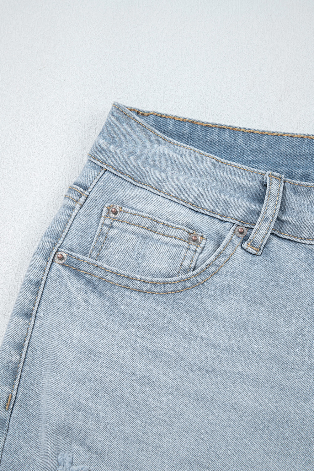 Threaded Pear Kimberly Length Distressed Skinny Jeans