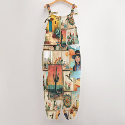 Baha Ranch Pictures of the Southwest Overalls Jumpsuit