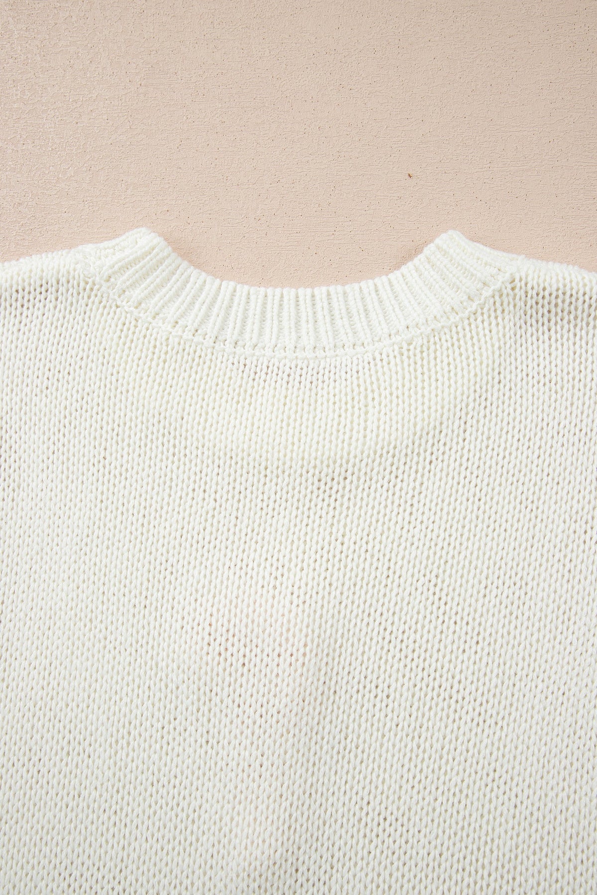 Threaded Pear Malani Bow Knot Loose Sweater